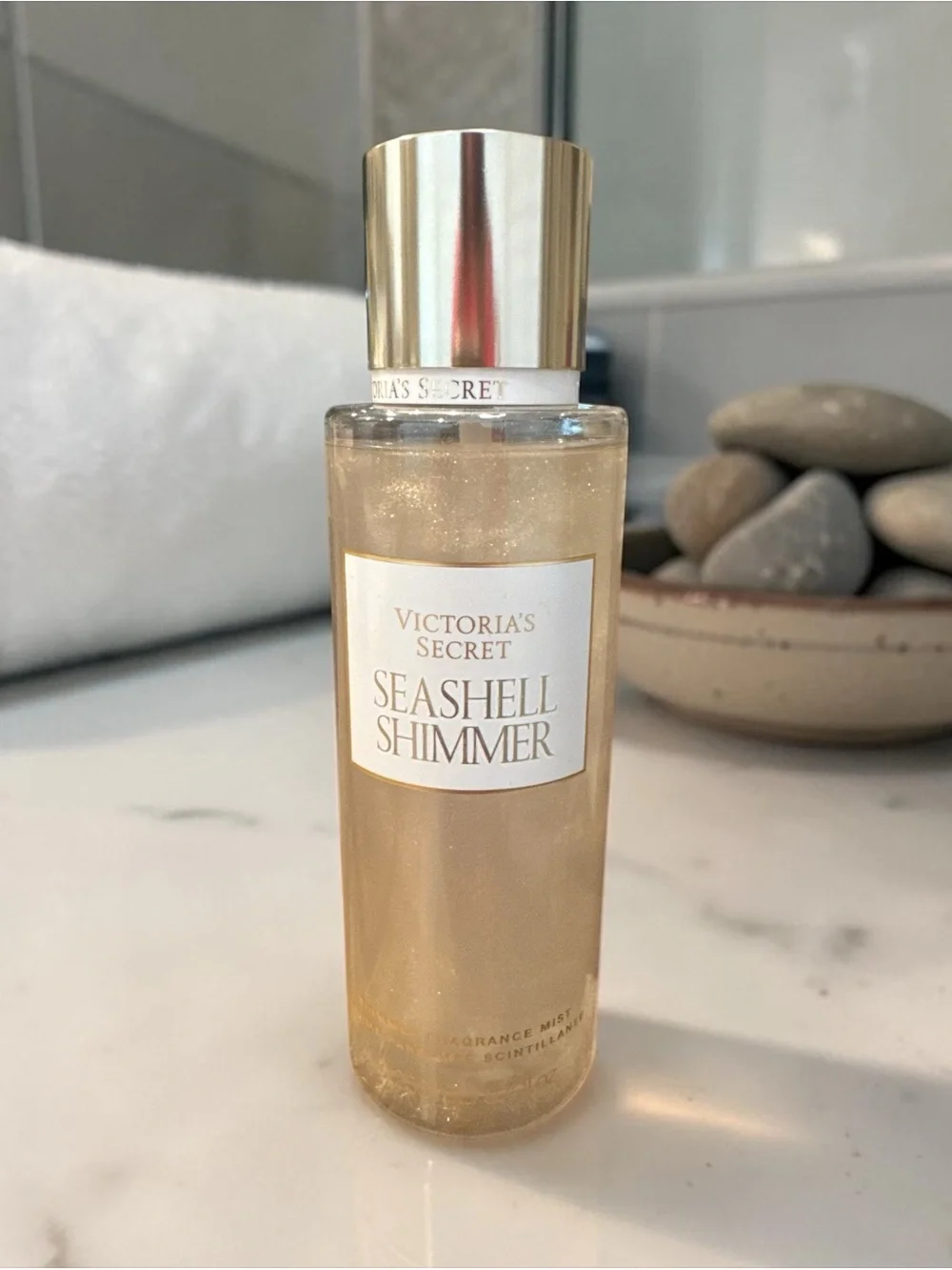 NWT Victoria's Secret Seashell Shimmer Body Lotion & Mist Set Shimmery Champagne